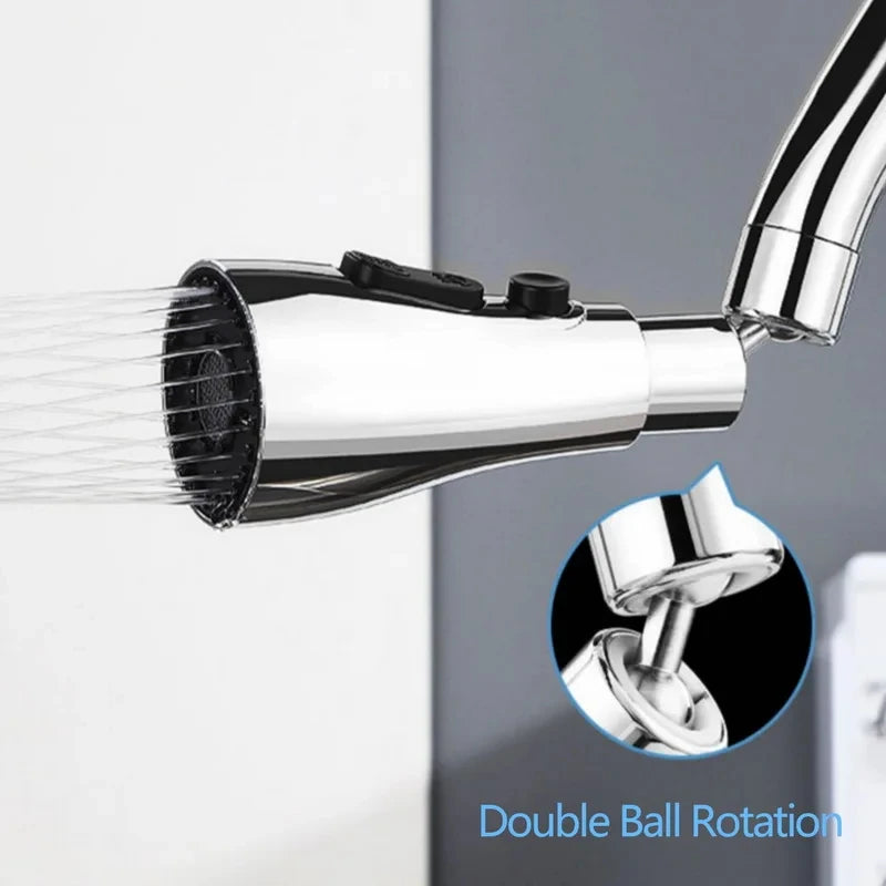 AquaGlide 360° Faucet Extender — Ultimate Splash-Proof Sink