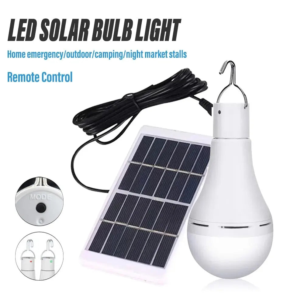 SunGlow Portable LED Solar Lamp — Waterproof Hanging Light for Outdoors
