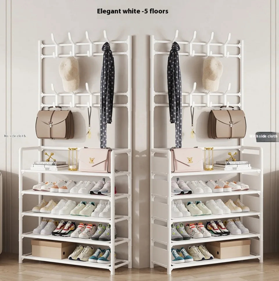 Multi-Layer Shoe and Clothes Storage Rack