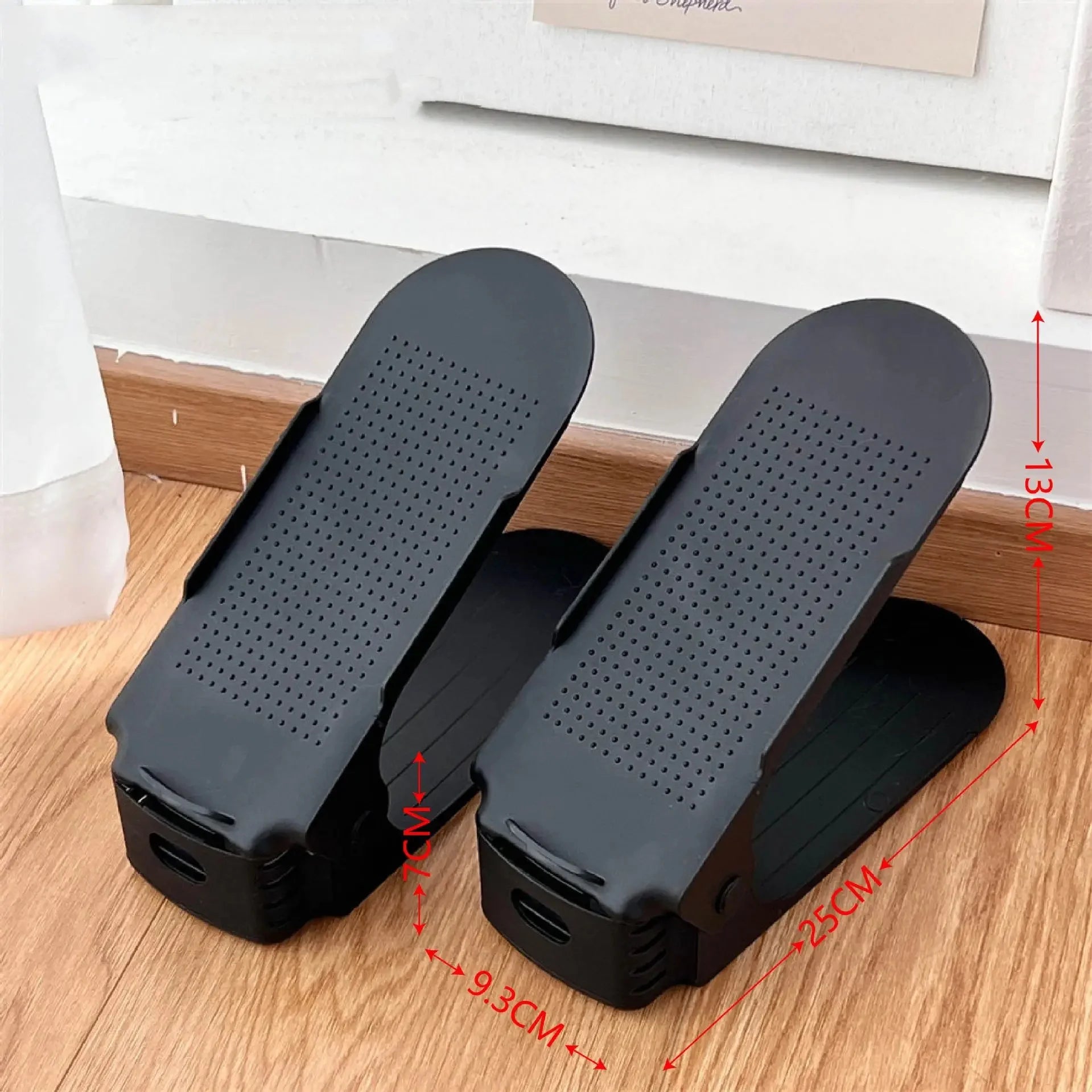 Adjustable 6-Piece Shoe Organizer Rack
