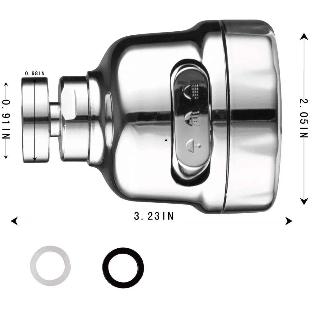 HydroFlex 360° Swivel Faucet Aerator — Dual Mode Water-Saving Nozzle