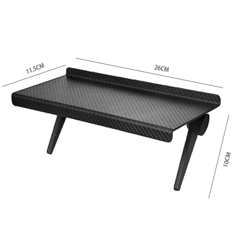 Adjustable TV and Monitor Top Shelf Rack