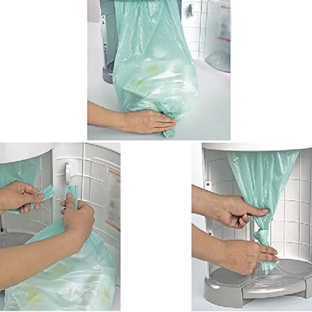 EcoTots Biodegradable Diaper Trash Bags — 3-Piece Refill Pack for 16L Buckets
