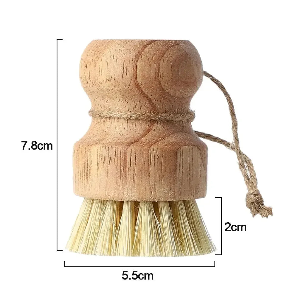 EcoScrub Wooden Dish Brush Set — Natural Sisal & Coconut Bristles