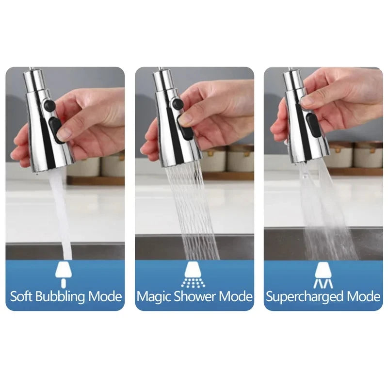 AquaGlide 360° Faucet Extender — Ultimate Splash-Proof Sink