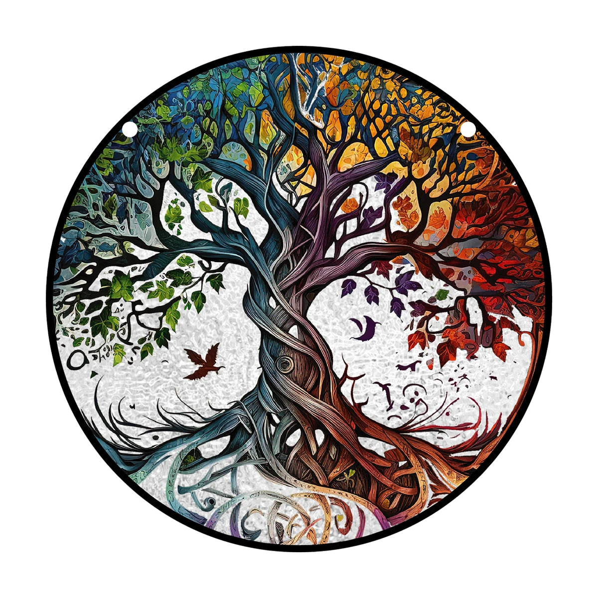 Radiant Tree of Life Window Ornament