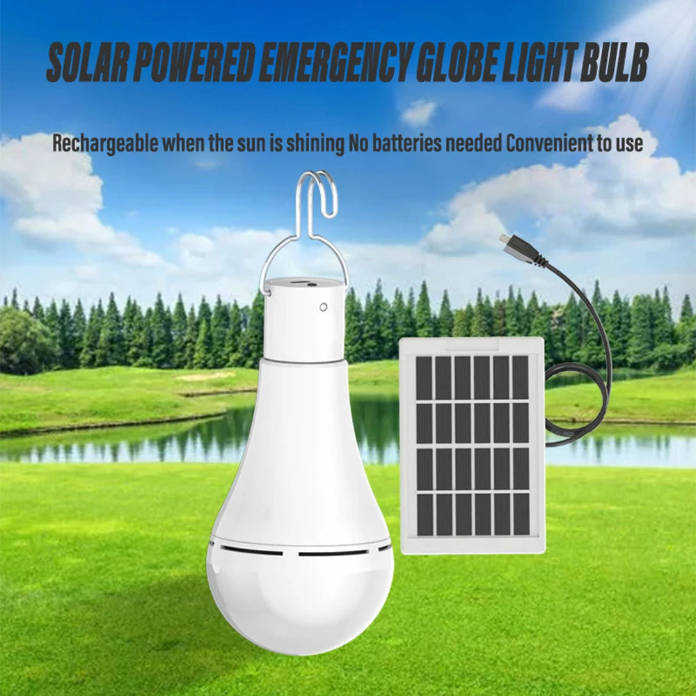 SunGlow Portable LED Solar Lamp — Waterproof Hanging Light for Outdoors