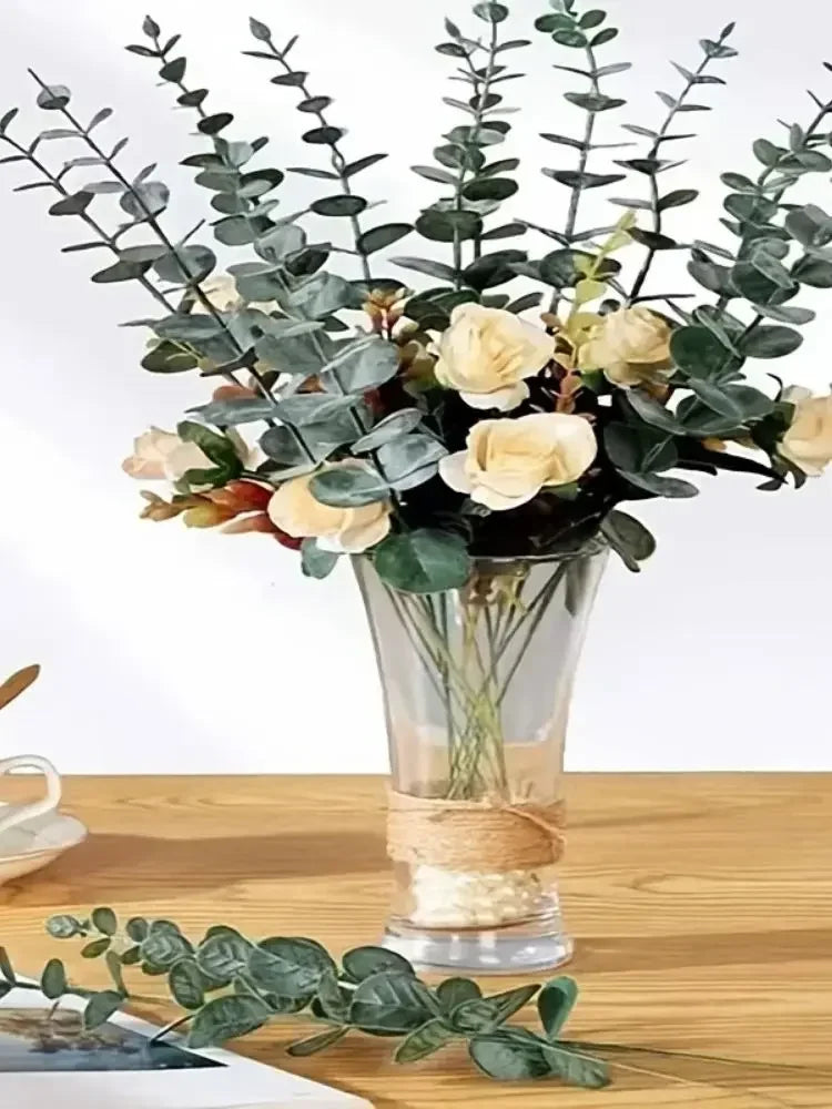 EverGreen Elegance – 10PCS Artificial Eucalyptus Stems