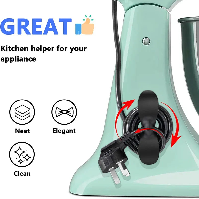 4-Piece Kitchen Cord Winder Organizer Set