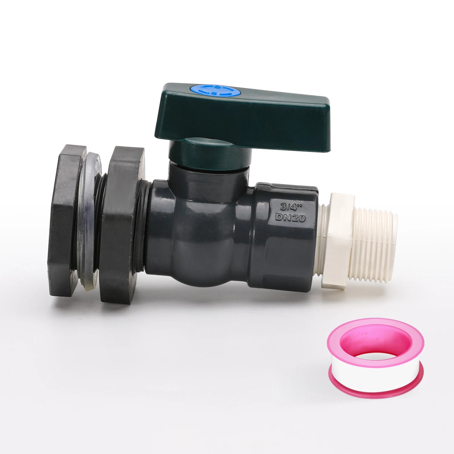RainGuard PVC Diverter Kit – 3/4 Inch Spigot & Bulkhead Adapter
