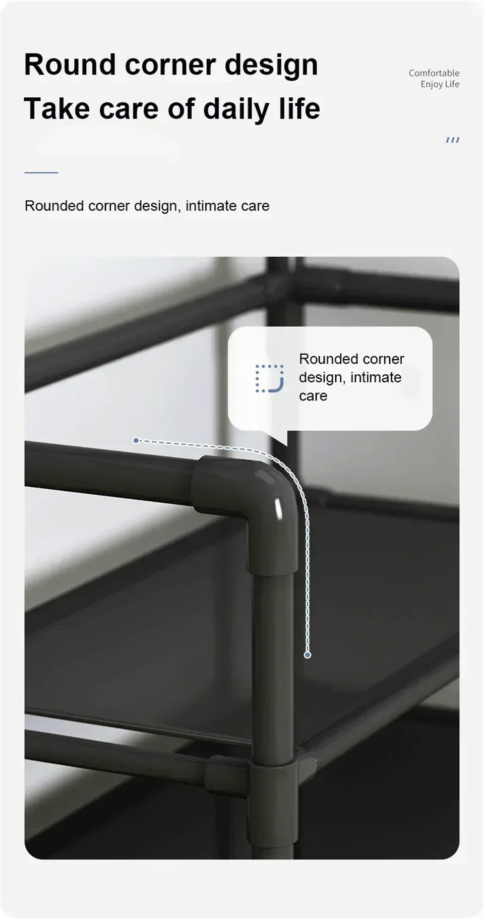 Multi-Layer Shoe and Clothes Storage Rack