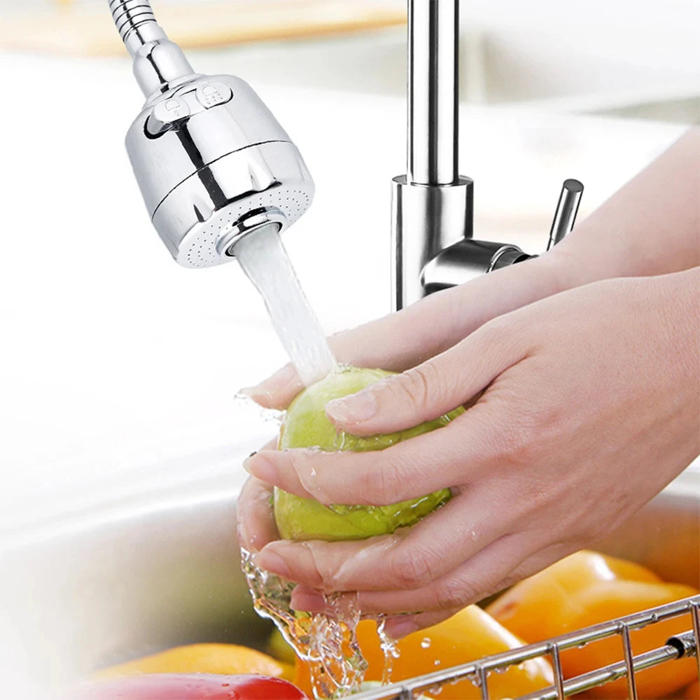 AquaShield 360° Anti-Splash Faucet Head — Water-Saving Bubbler Nozzle