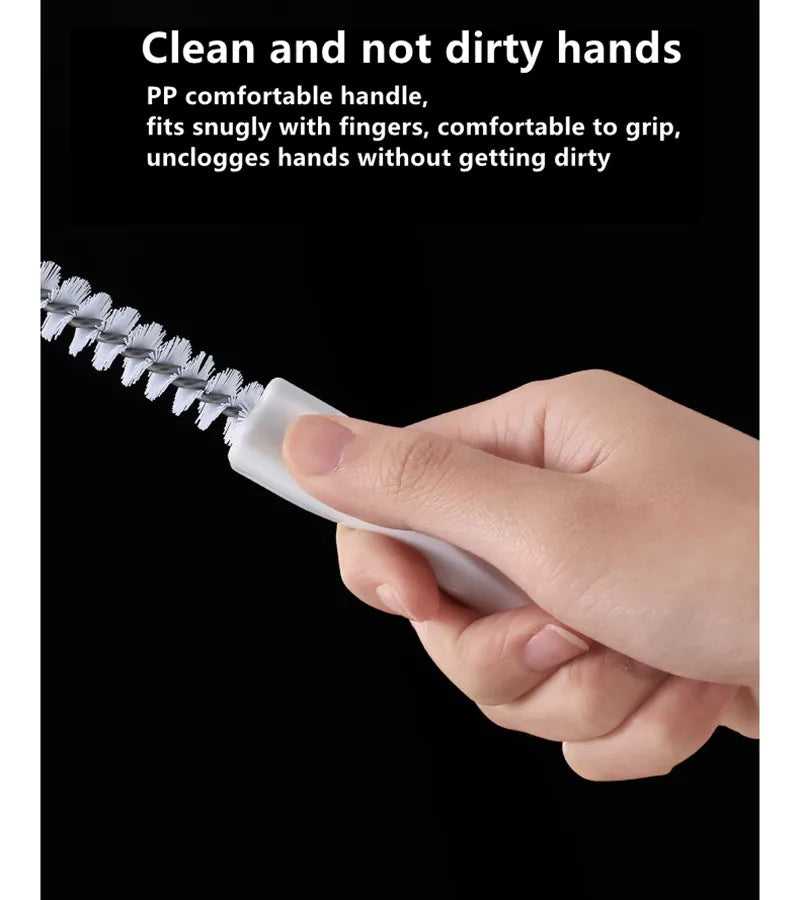 FlexiClear Pipe Dredging Brush — Flexible Drain Cleaner for Hair & Clogs