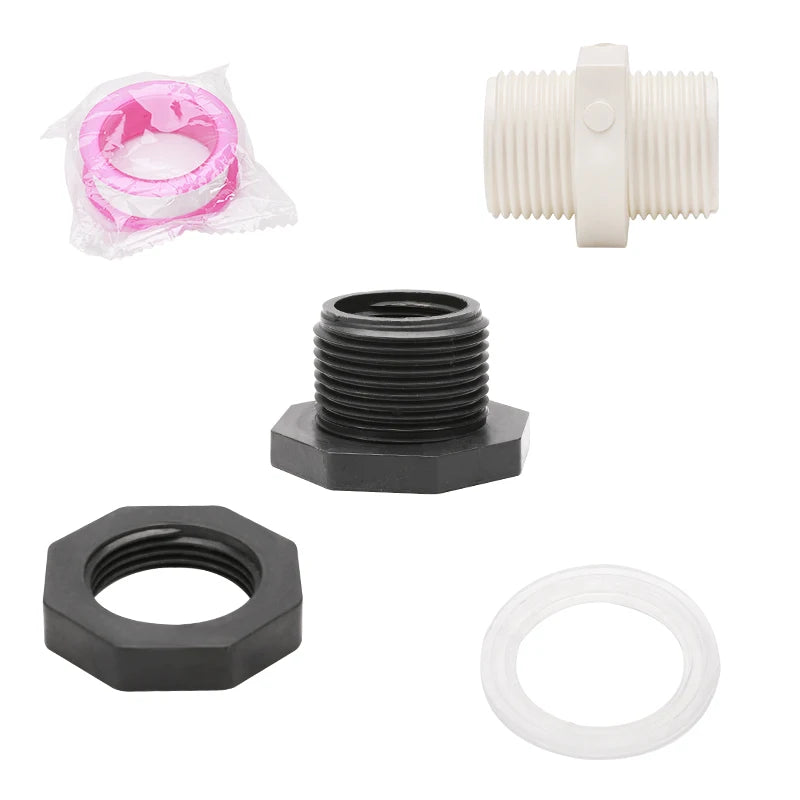 RainGuard PVC Diverter Kit – 3/4 Inch Spigot & Bulkhead Adapter
