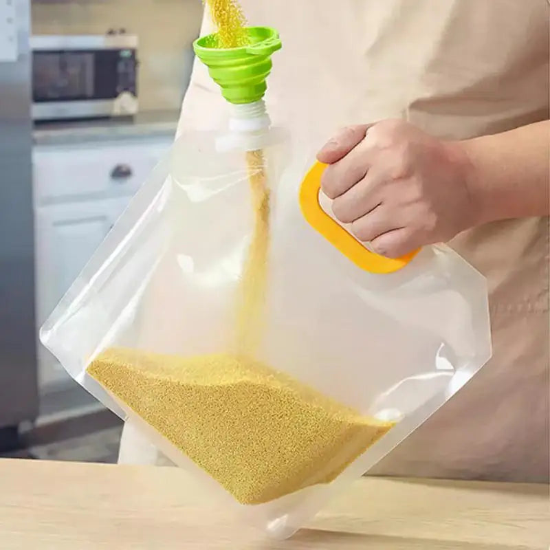FreshGuard Reusable Storage Bags — Moisture-Proof & Insect-Proof Grain Packaging (5PCS Set)