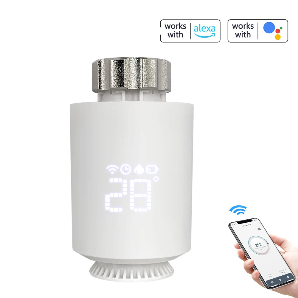 HeatMaster TRV Radiator Valve — Smart Thermostatic Temperature Controller