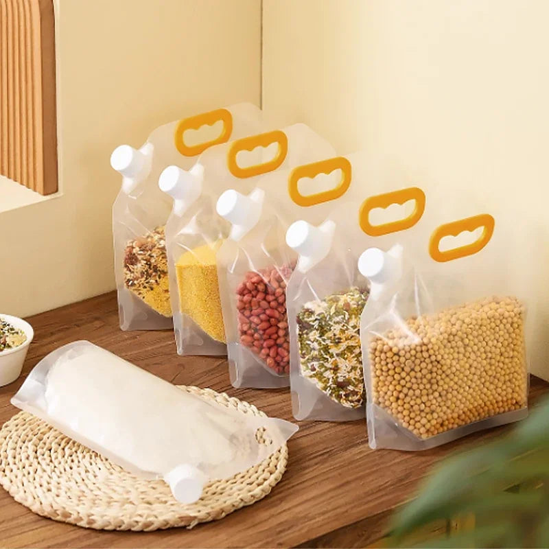 FreshGuard Reusable Storage Bags — Moisture-Proof & Insect-Proof Grain Packaging (5PCS Set)