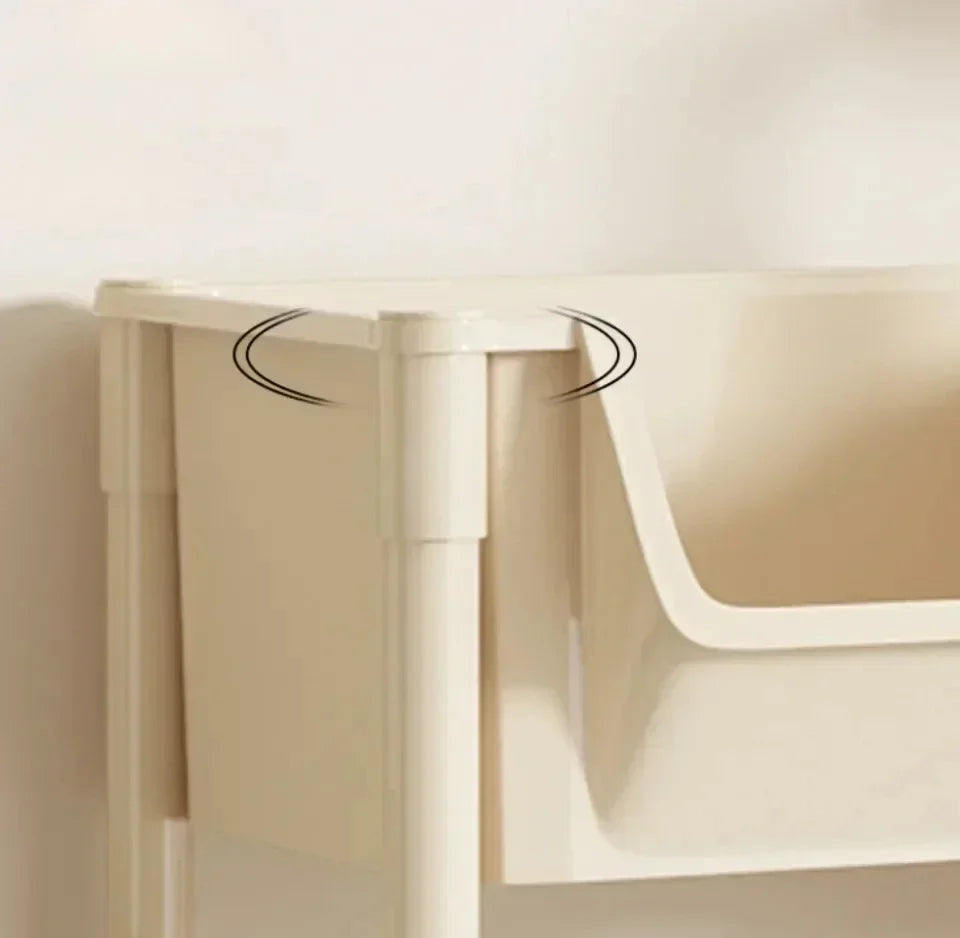SlimSpace Trolley Storage Rack — Narrow Slit Organizer for Kitchen, Bathroom & Living Room