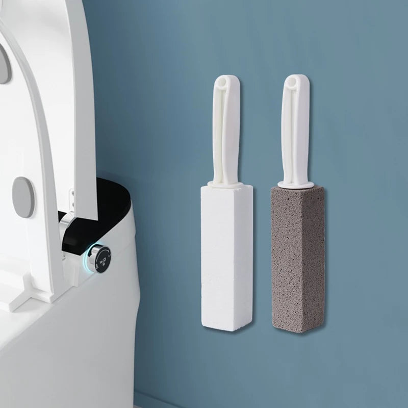 PumiClean Pumice Stone Toilet Brush — Manual Stain Remover for Toilet, Bathtub & Sink