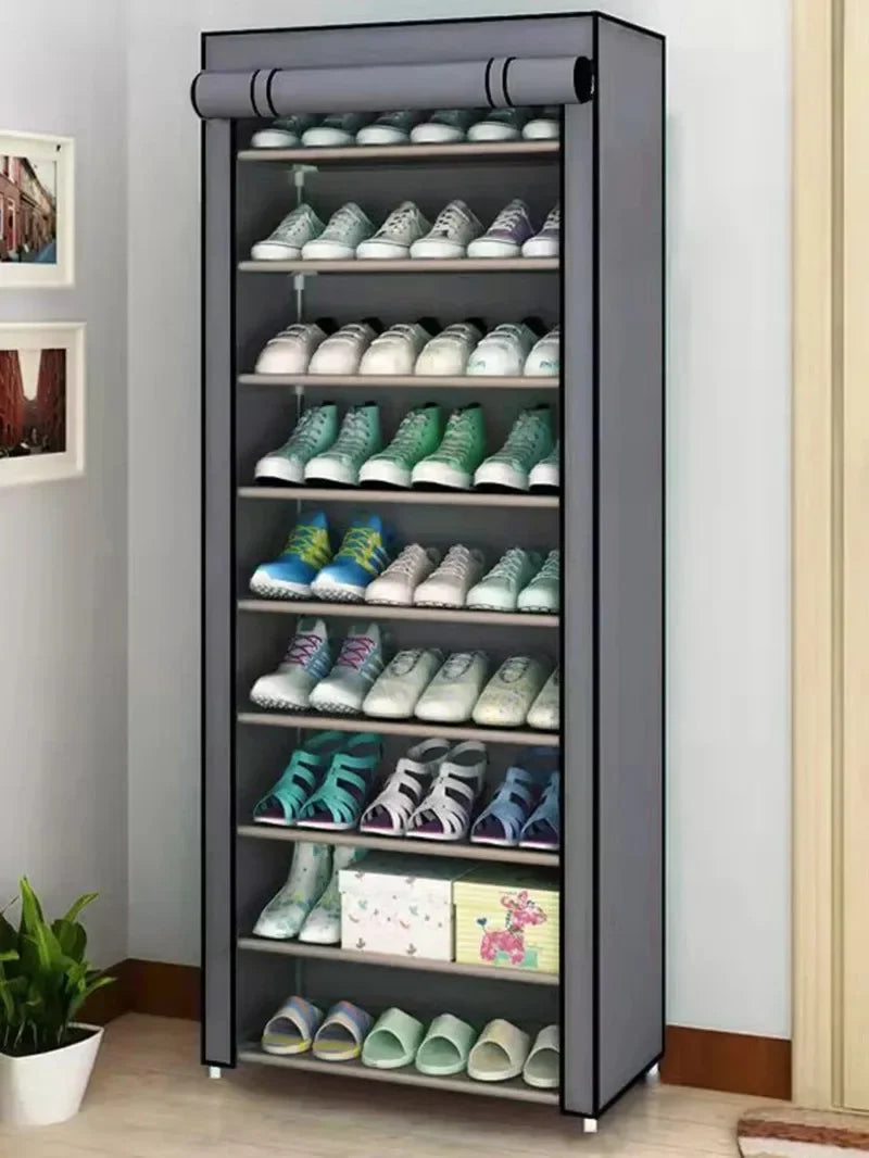 Dustproof Multilayer Shoe Storage Cabinet