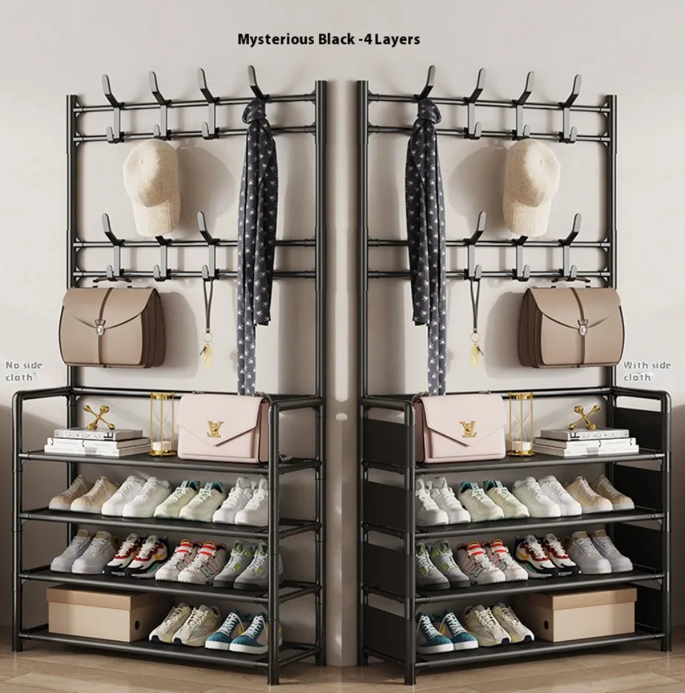 Multi-Layer Shoe and Clothes Storage Rack