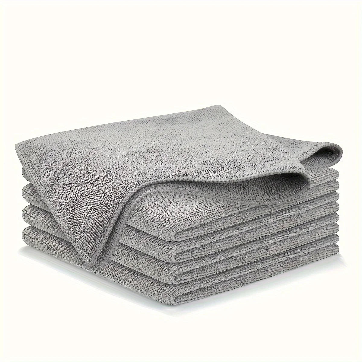 UltraSoft Microfiber Kitchen Towels — Absorbent & Stain-Removing Cleaning Cloth Set (5/10/20 PCS)