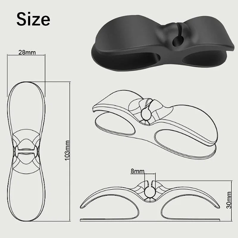 4-Piece Kitchen Cord Winder Organizer Set
