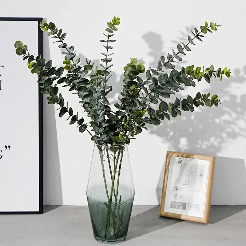 EverGreen Elegance – 10PCS Artificial Eucalyptus Stems