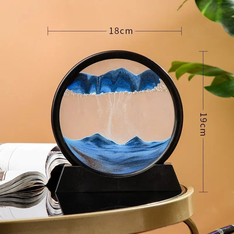 3D Flowing Sand Art Sculpture