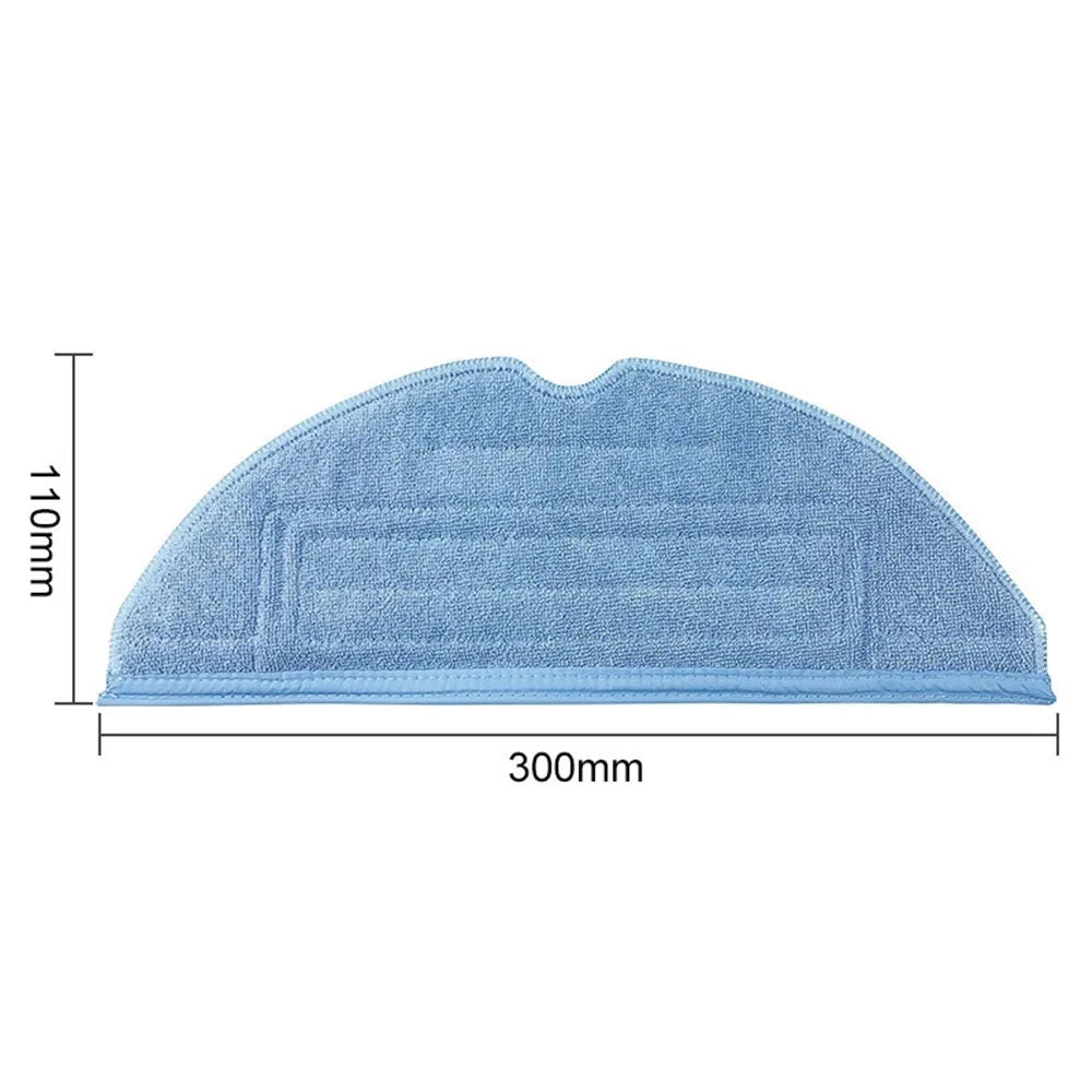 RoboClean Washable Mop Cloth Pads — Reusable Microfiber Replacement for Xiaomi Roborock S7/S7MaxV Ultra