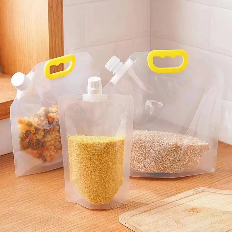 FreshGuard Reusable Storage Bags — Moisture-Proof & Insect-Proof Grain Packaging (5PCS Set)
