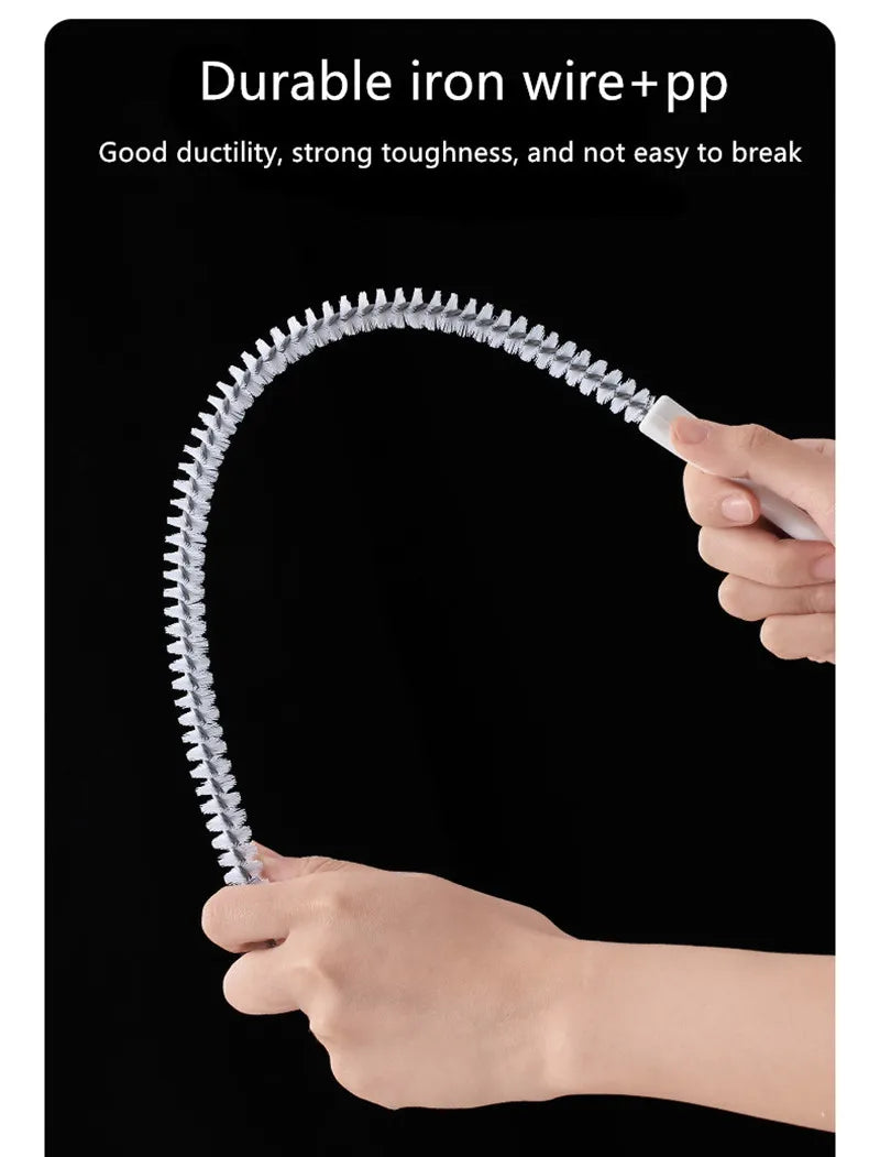FlexiClear Pipe Dredging Brush — Flexible Drain Cleaner for Hair & Clogs