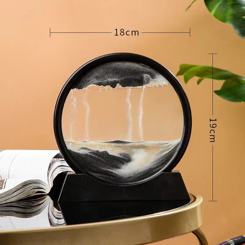 3D Flowing Sand Art Sculpture