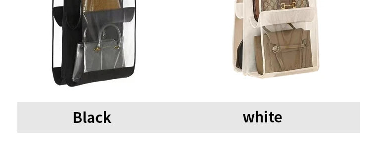 Elegance Keeper: Foldable 6-Pocket Handbag Organizer
