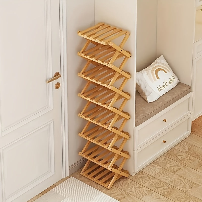 No-Install Breathable Shoe Rack