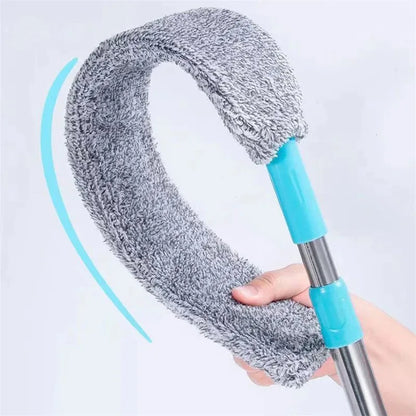 SwiftSweep Long Handle Dust Mop — Versatile Floor &amp; Ceiling Cleaner