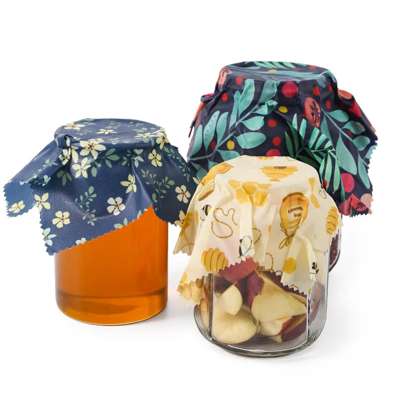 EcoWrap Reusable Beeswax Food Wraps — Sustainable &amp; Organic Food Storage Solution