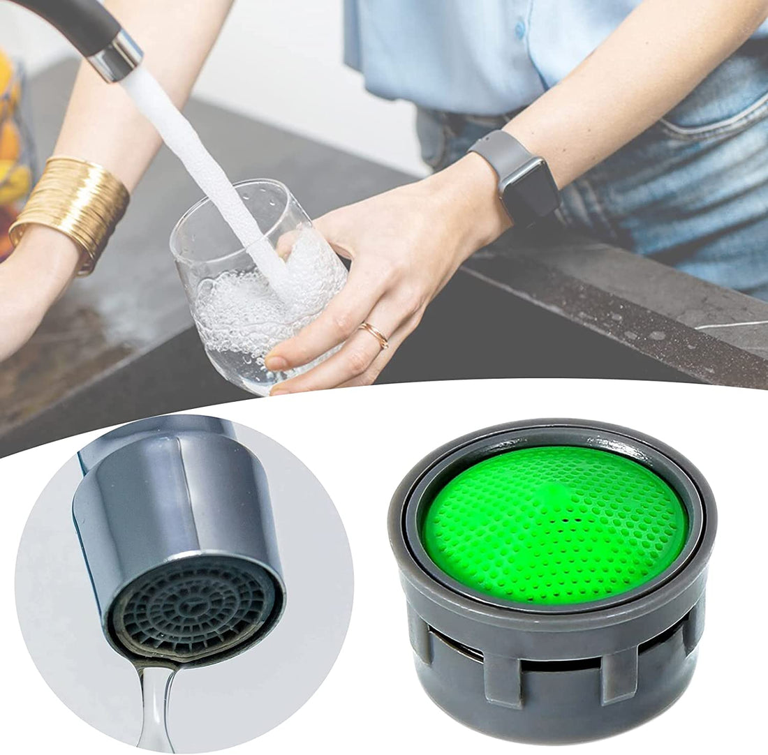 ClearFlow Tap Aerator Set – 10PCS Faucet Filter & Flow Restrictor Replacement