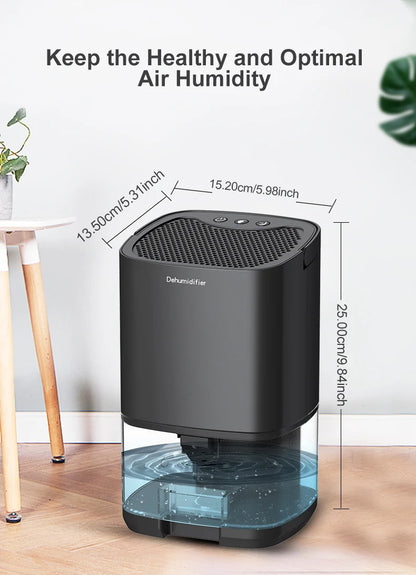 PureGuard Smart Air Purifier &amp; Dehumidifier — Portable Moisture Eliminator for Home, Office &amp; RV