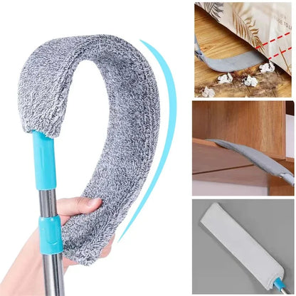 SwiftSweep Long Handle Dust Mop — Versatile Floor &amp; Ceiling Cleaner