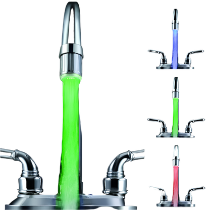LumaFlow LED Faucet Aerator — Color-Changing Glow for Kitchen &amp; Bathroom