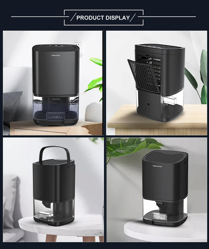 PureGuard Smart Air Purifier &amp; Dehumidifier — Portable Moisture Eliminator for Home, Office &amp; RV