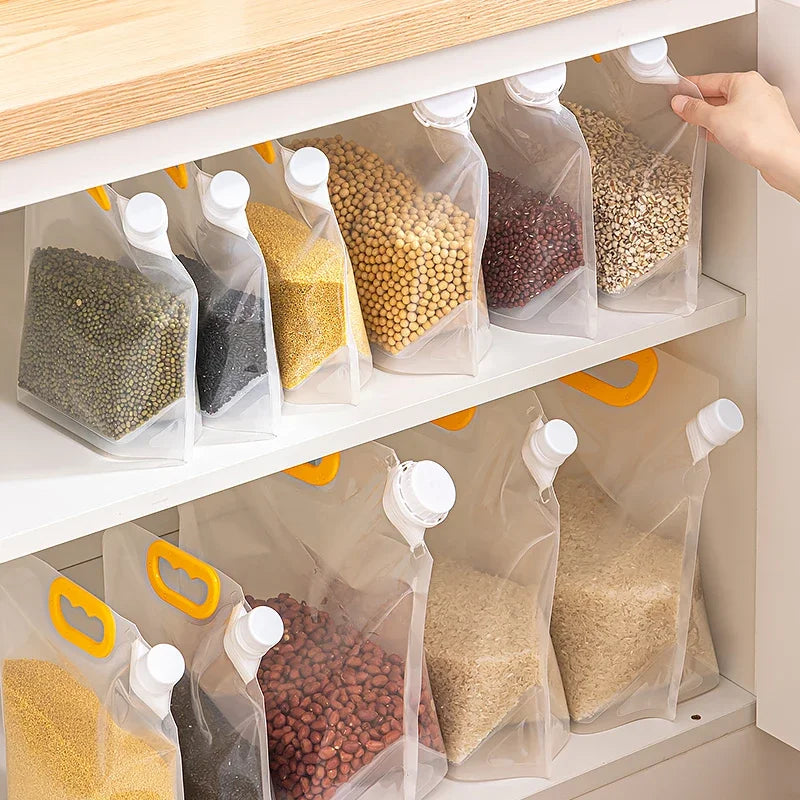 FreshGuard Reusable Storage Bags — Moisture-Proof &amp; Insect-Proof Grain Packaging (5PCS Set)