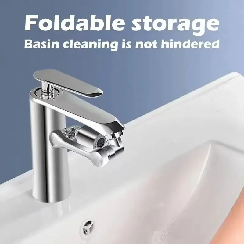 SpinFlow 1080° Universal Faucet Sprayer – Rotating Aerator Extender