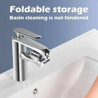 SpinFlow 1080° Universal Faucet Sprayer – Rotating Aerator Extender