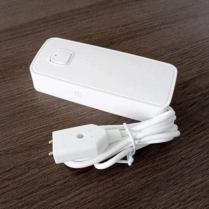 AquaGuard Tuya WiFi Smart Water Leak Sensor — 80dB Alarm &amp; Remote Monitoring