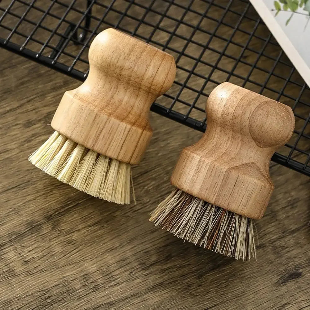 EcoScrub Wooden Dish Brush Set — Natural Sisal & Coconut Bristles