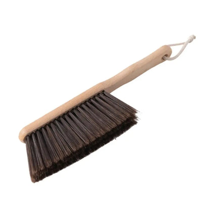 PureBristle Natural Wood Coffee Brush — Anti-Static Cleaning Brush for Desktop, Grinder &amp; Bed