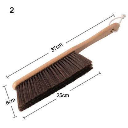 PureBristle Natural Wood Coffee Brush — Anti-Static Cleaning Brush for Desktop, Grinder &amp; Bed