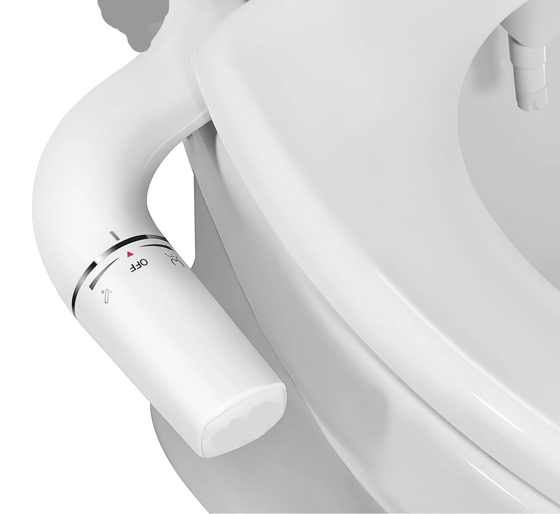 Ultra-Slim Bidet Attachment – Dual Nozzle with Adjustable Water Pressure